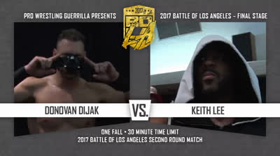 Battle of Los Angeles 2017, Night 3 - Donovan Dijak vs Keith Lee