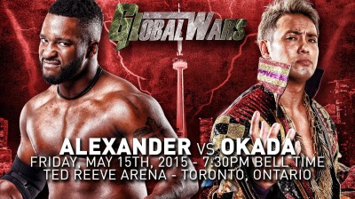 Global Wars 2015 - Cedric Alexnder vs Kazuchika Okada