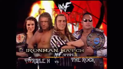 WWF Judgment Day 2000 - The Rock Vs Triple H WWF Championship Match
