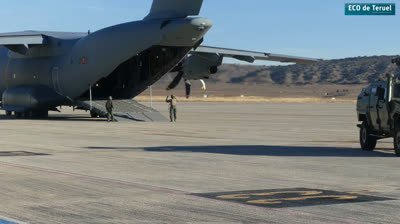 LA BRIGADA PARACAIDISTA DE MANIOBRAS EN TERUEL