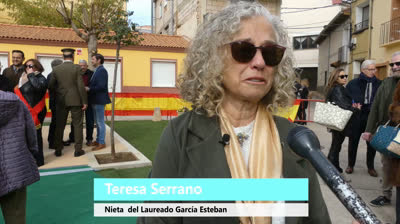 DECLARACIONES DE LOS PROTAGONISTAS DEL HOMENAJE AL LAUREADO GARCIA ESTEBAN