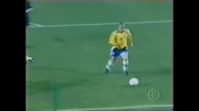 Ronaldo Nazario's 30th goal for Brazil vs FC Barcelona
