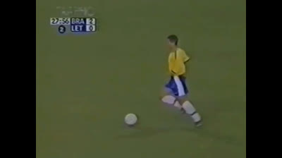 31° gol di Ronaldo Nazario per il Brasile contro la Lettonia