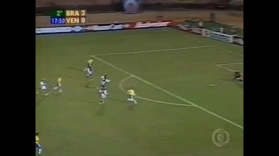 33ème but de Ronaldo Nazario pour le Brésil contre le Venezuela