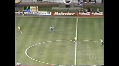 Gol 36 de Ronaldo Nazario con Brasil vs Uruguay