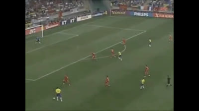 39ème but de Ronaldo Nazario pour le Brésil contre la Turquie