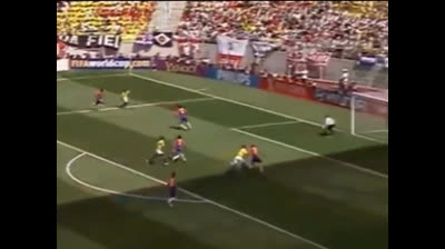 Gol 41 de Ronaldo Nazario con Brasil vs Costa Rica