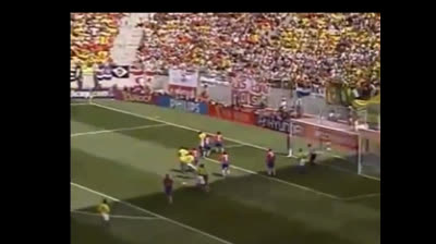 Gol 42 de Ronaldo Nazario con Brasil vs Costa Rica