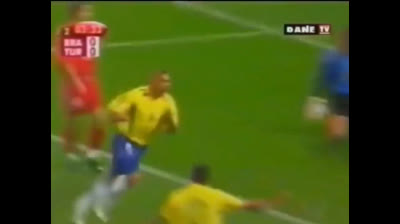 44° gol di Ronaldo Nazario per il Brasile contro la Turchia