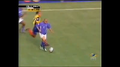 Ronaldo Nazario's 49th goal with Brazil vs. Colombia