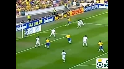 Gol 64 de Ronaldo Nazario con Brasil vs Nueva Zelanda