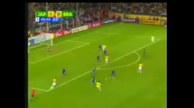 Gol 65 de Ronaldo Nazario con Brasil vs Japón