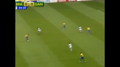 Gol 67 de Ronaldo Nazario con Brasil vs Ghana